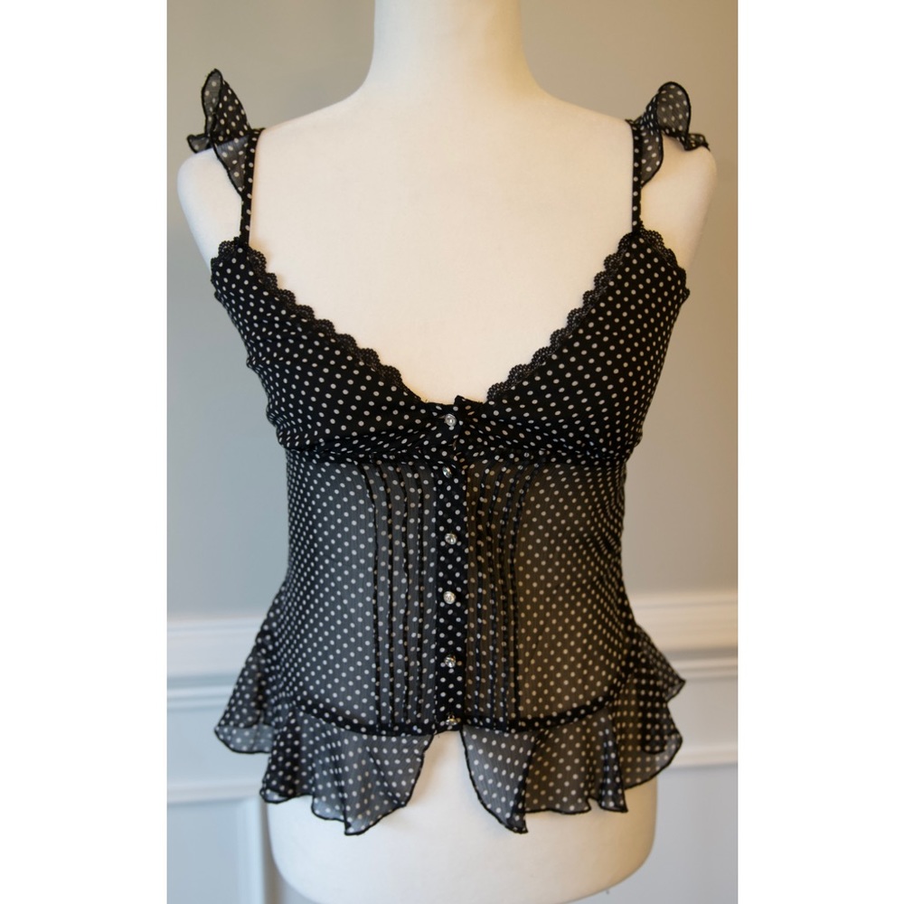 Guess Jeans Authentic Polka Dot Top